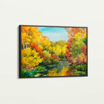 Landscape 128 Canvas Art 18" x 24" / 45 x 60 cm / Black