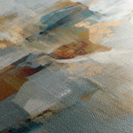 Abstract 1282 Canvas Art 16" x 16" / 40 x 40 cm / Black