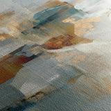 Abstract 1282 Canvas Art 16" x 16" / 40 x 40 cm / Black