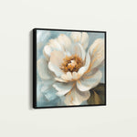 Floral 1282 Canvas Art 16" x 16" / 40 x 40 cm / Black