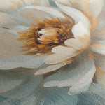 Floral 1282 Canvas Art 16" x 16" / 40 x 40 cm / Black