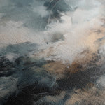 Abstract 1283 Canvas Art 16" x 16" / 40 x 40 cm / Black