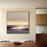 Abstract 1284 Canvas Art 16" x 16" / 40 x 40 cm / Black