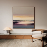 Abstract 1284 Canvas Art 60 x 60 cm / Black