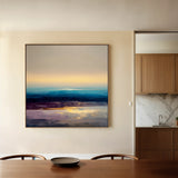 Abstract 1285 Canvas Art 16" x 16" / 40 x 40 cm / Black