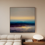 Abstract 1285 Canvas Art 60 x 60 cm / Black