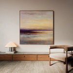 Abstract 1286 Canvas Art 60 x 60 cm / Black