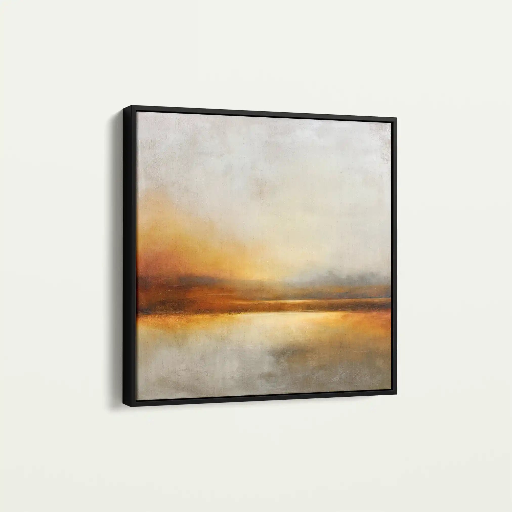 Abstract 1287 Canvas Art 60 x 60 cm / Black