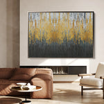 Abstract 129 Canvas Art 18" x 24" / 45 x 60 cm / Black