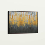 Abstract 129 Canvas Art 18" x 24" / 45 x 60 cm / Black