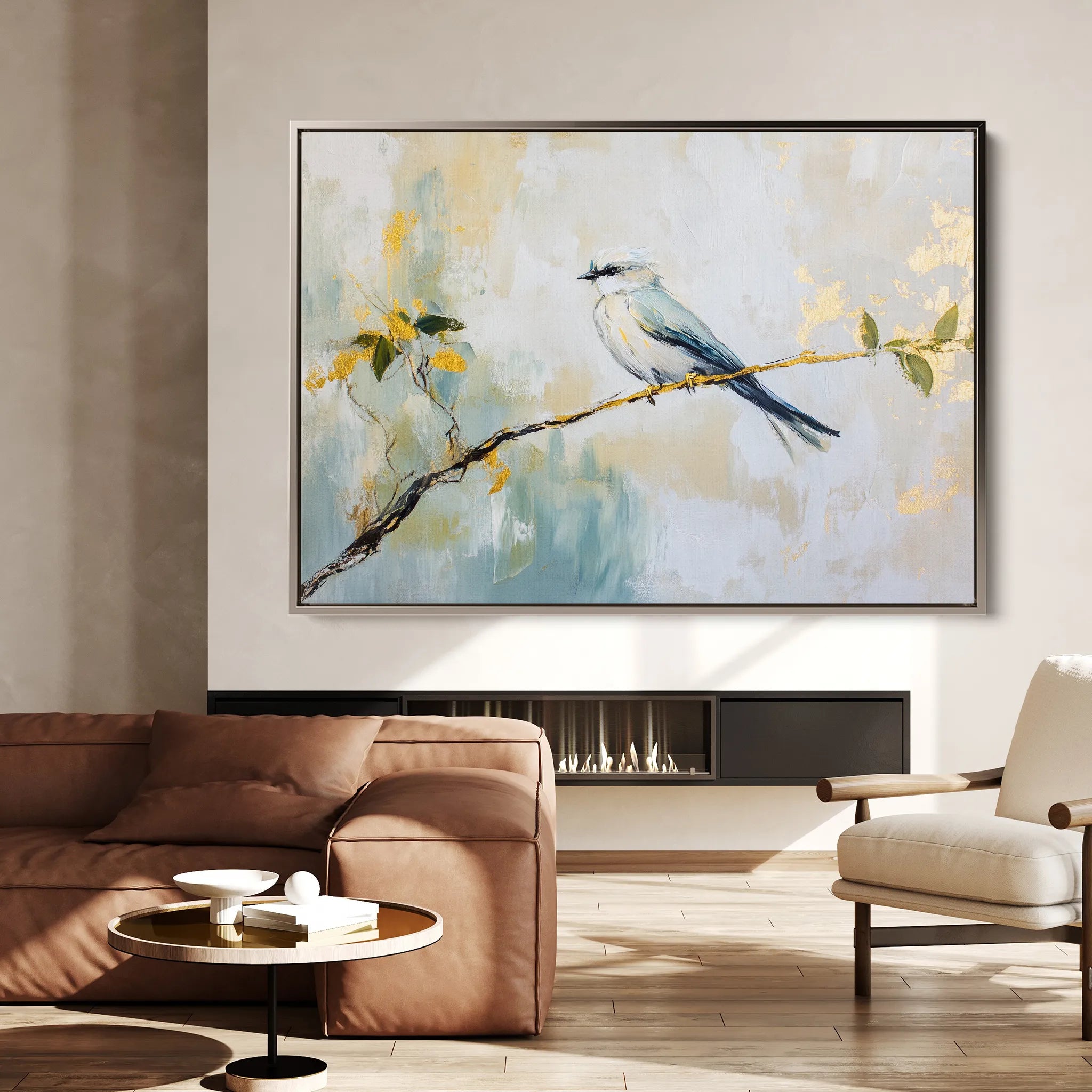 Animals 129 Canvas Art 18" x 24" / 45 x 60 cm / Black