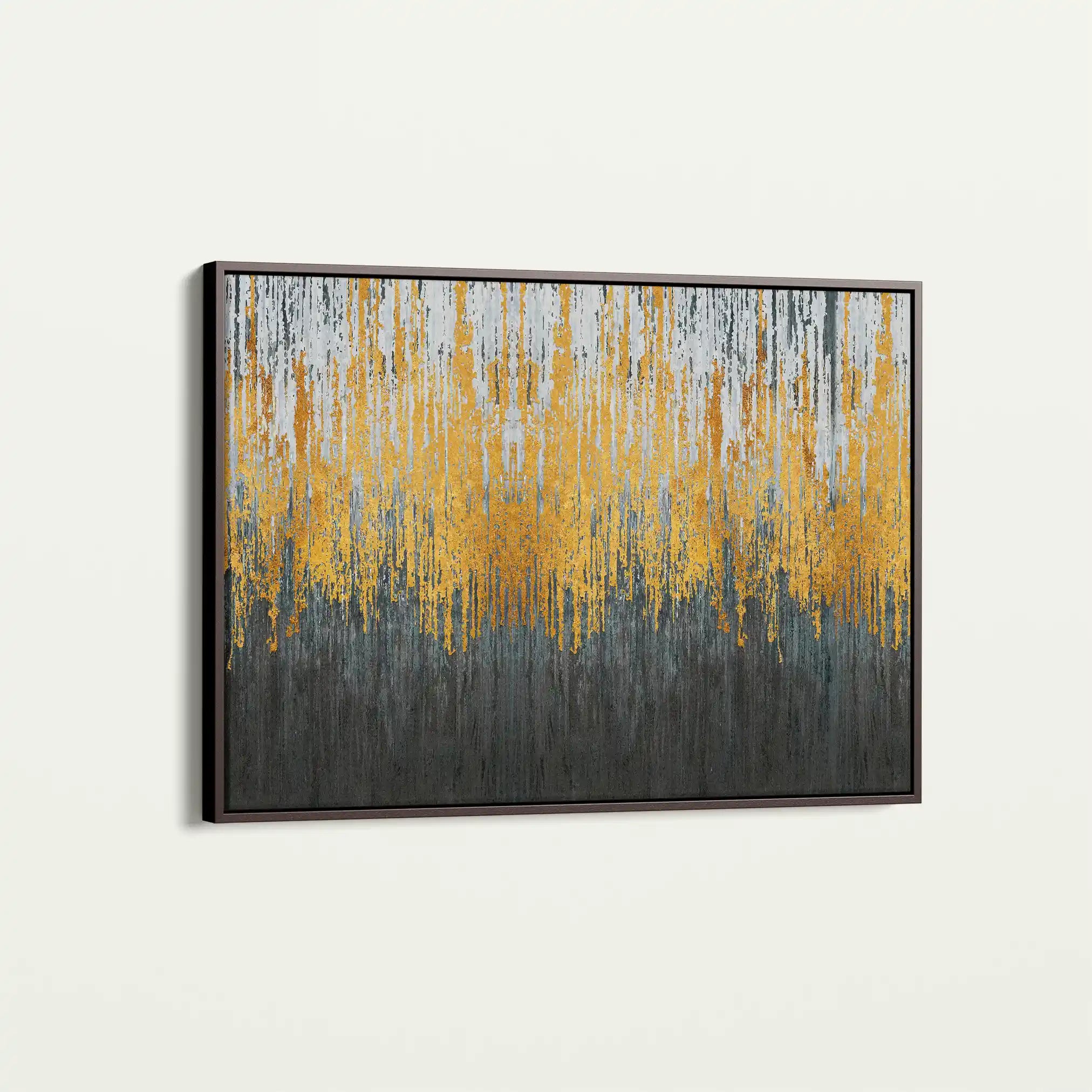 Abstract 129 Canvas Art 60 x 40 cm / Black