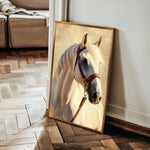 Horses 129 Canvas Art 18" x 24" / 45 x 60 cm / Black