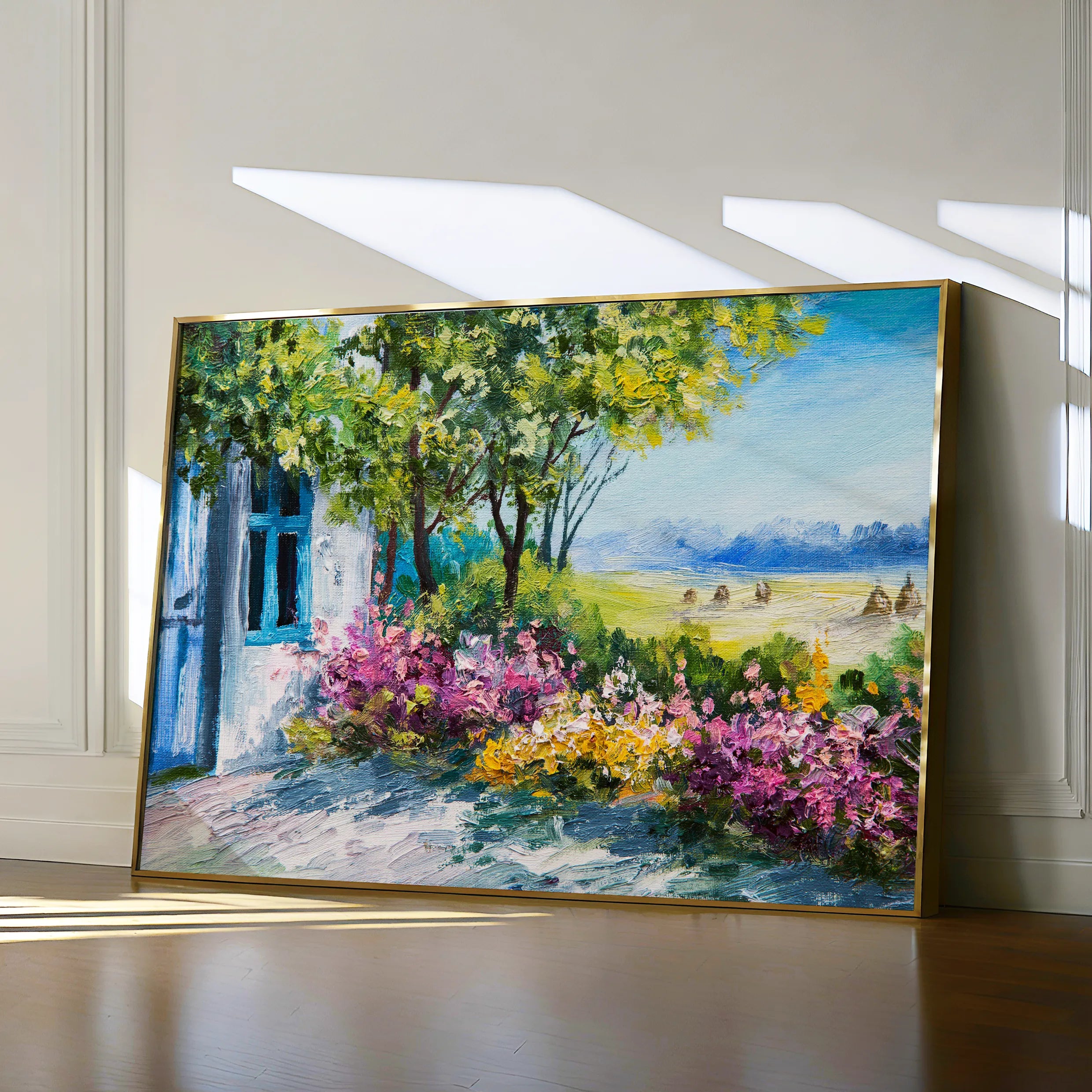 Landscape 129 Canvas Art 18" x 24" / 45 x 60 cm / Black