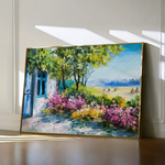 Landscape 129 Canvas Art 60 x 40 cm / Black