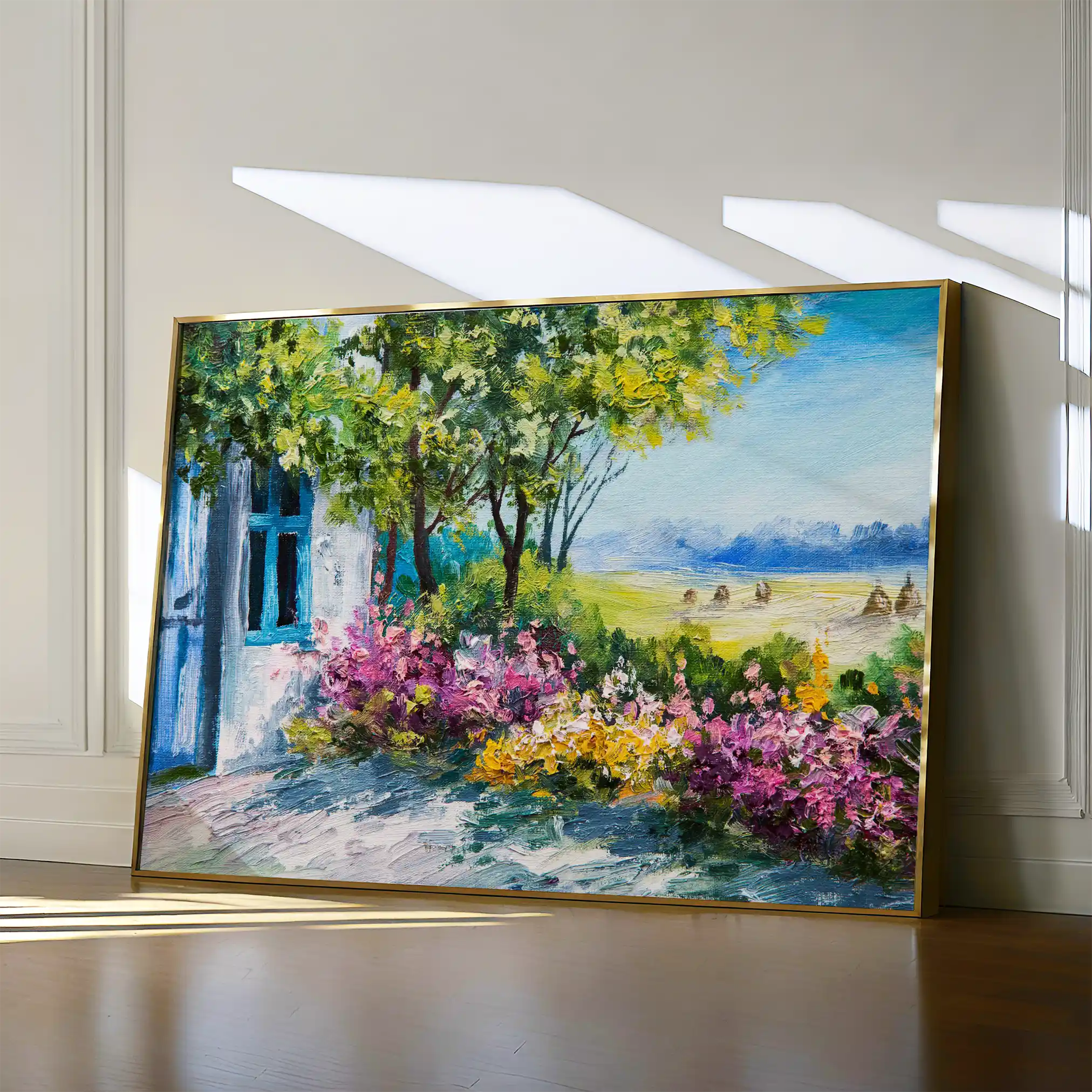 Landscape 129 Canvas Art 60 x 40 cm / Black