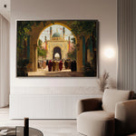 Orientalist 129 Canvas Art 18" x 24" / 45 x 60 cm / Black