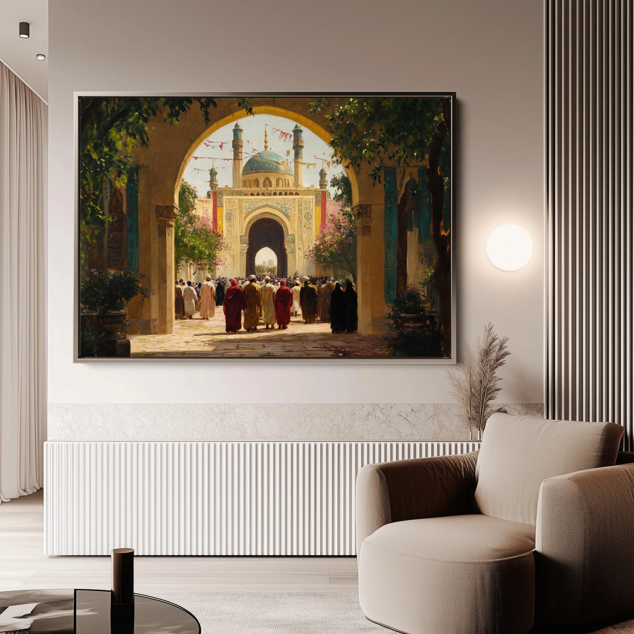 Orientalist 129 Canvas Art 18" x 24" / 45 x 60 cm / Black
