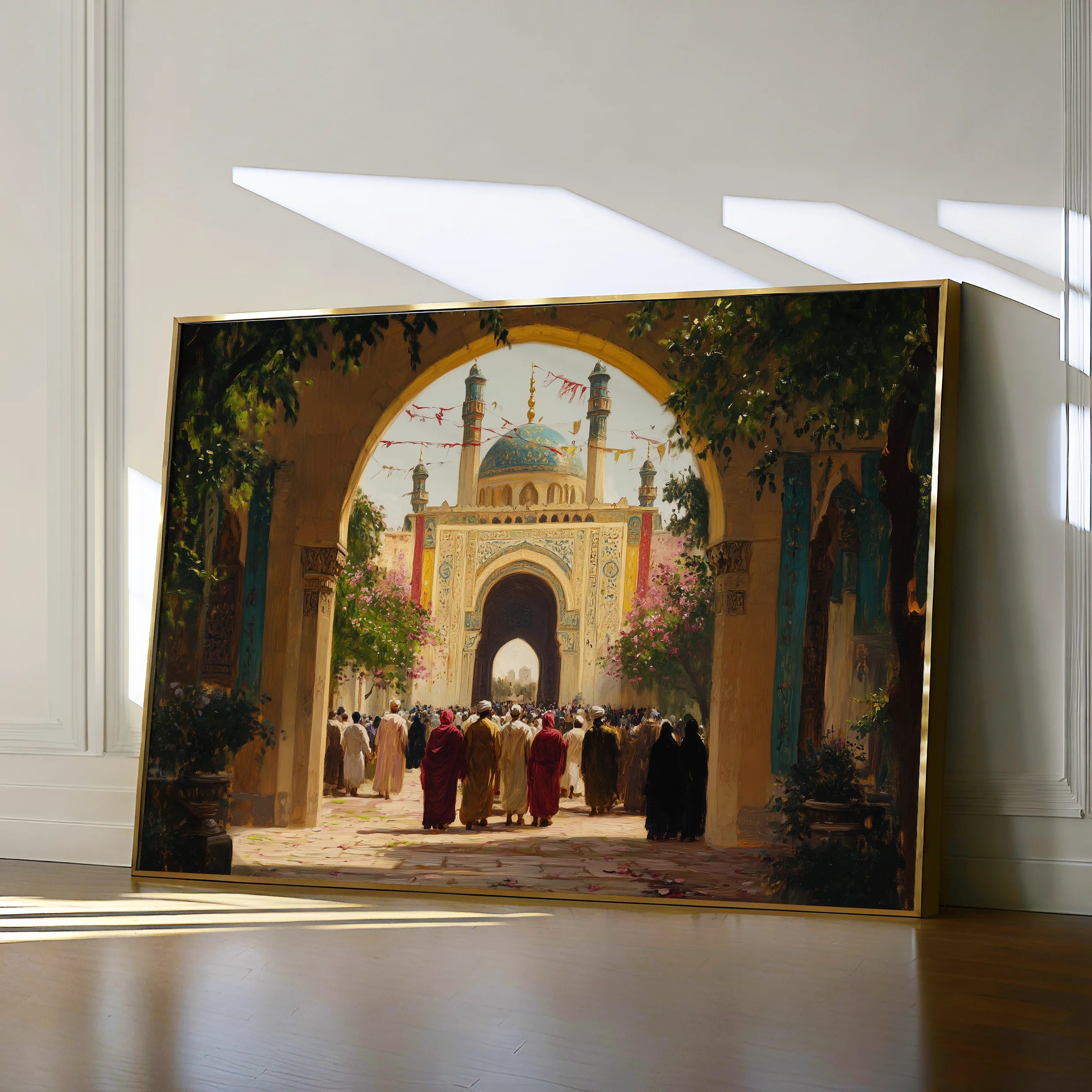 Orientalist 129 Canvas Art 18" x 24" / 45 x 60 cm / Black