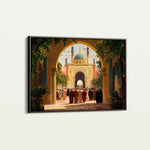 Orientalist 129 Canvas Art 18" x 24" / 45 x 60 cm / Black