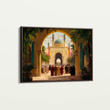 Orientalist 129 Canvas Art 18" x 24" / 45 x 60 cm / Black