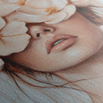 Portrait 129 Canvas Art 18" x 24" / 45 x 60 cm / Black