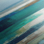 Abstract 1292 Canvas Art 16" x 16" / 40 x 40 cm / Black