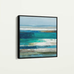 Abstract 1292 Canvas Art 60 x 60 cm / Black