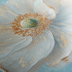 Floral 1293 Canvas Art 16" x 16" / 40 x 40 cm / Black
