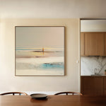Abstract 1294 Canvas Art 16" x 16" / 40 x 40 cm / Black