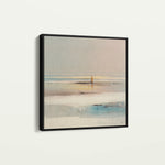 Abstract 1294 Canvas Art 16" x 16" / 40 x 40 cm / Black