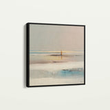Abstract 1294 Canvas Art 16" x 16" / 40 x 40 cm / Black