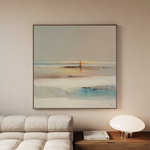 Abstract 1294 Canvas Art 60 x 60 cm / Black