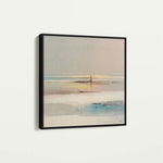 Abstract 1294 Canvas Art 60 x 60 cm / Black