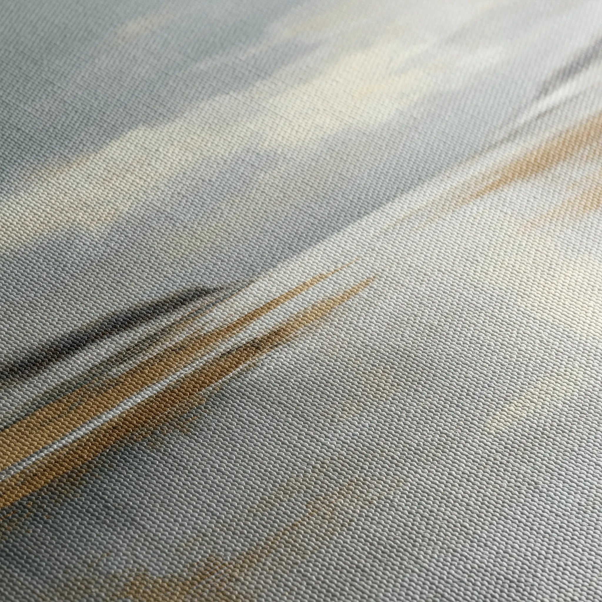 Abstract 1296 Canvas Art 16" x 16" / 40 x 40 cm / Black
