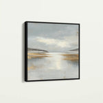 Abstract 1296 Canvas Art 60 x 60 cm / Black
