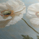 Floral 1296 Canvas Art 16" x 16" / 40 x 40 cm / Black