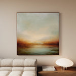 Abstract 1297 Canvas Art 16" x 16" / 40 x 40 cm / Black