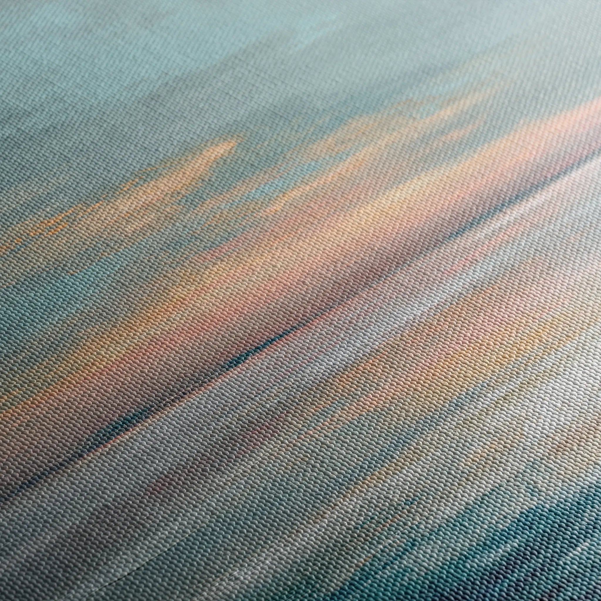 Abstract 1299 Canvas Art 16" x 16" / 40 x 40 cm / Black