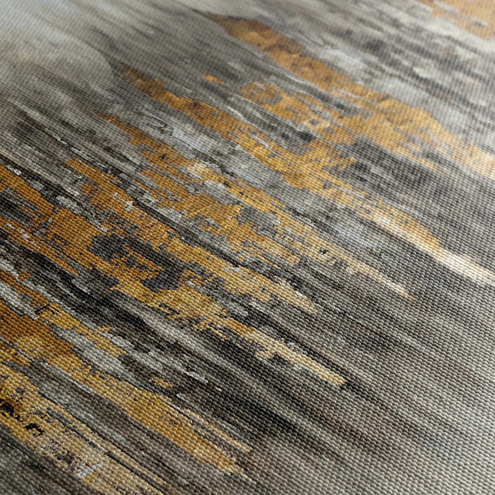 Abstract 130 Canvas Art 18" x 24" / 45 x 60 cm / Black
