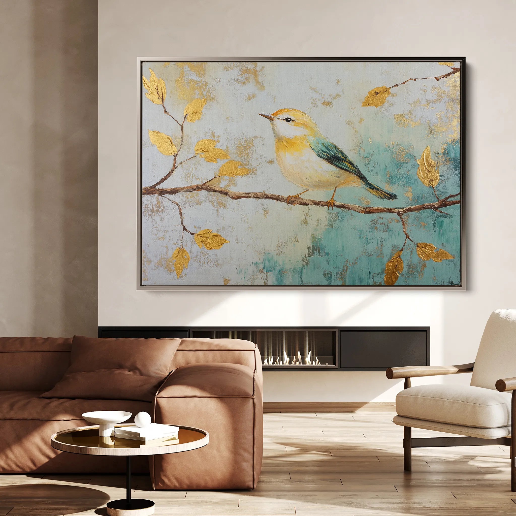 Animals 130 Canvas Art 18" x 24" / 45 x 60 cm / Black