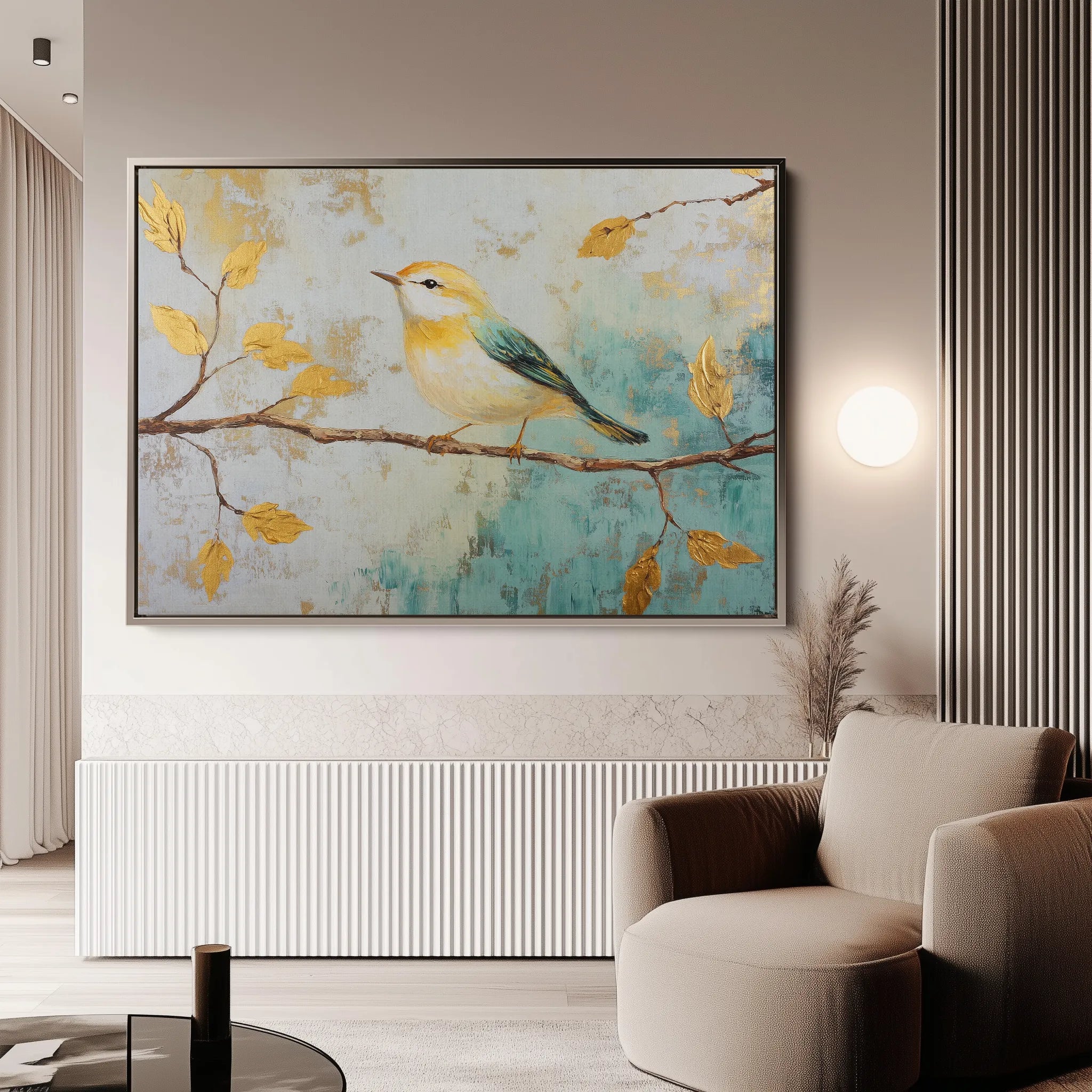 Animals 130 Canvas Art 18" x 24" / 45 x 60 cm / Black