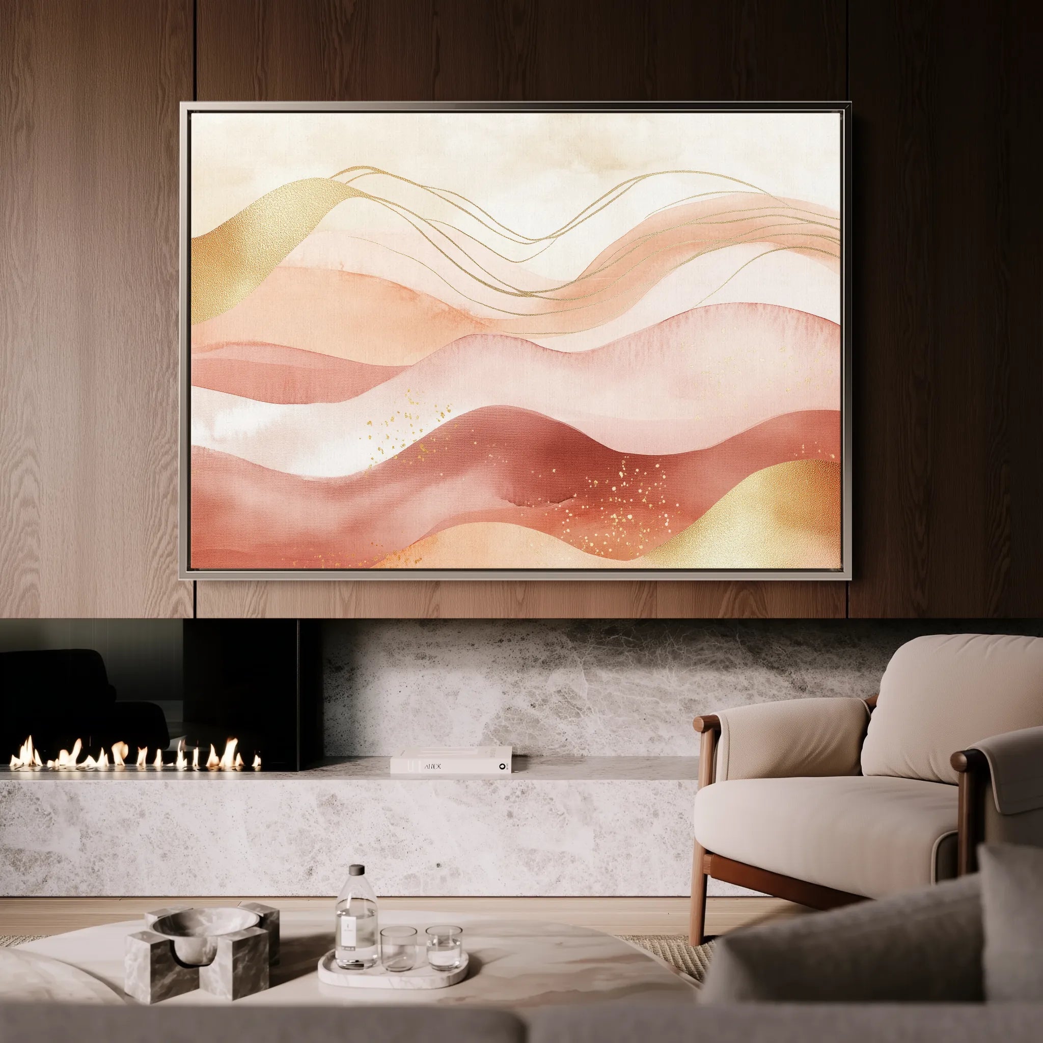 Boho 130 Canvas Art 18" x 24" / 45 x 60 cm / Black