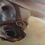 Horses 130 Canvas Art 18" x 24" / 45 x 60 cm / Black