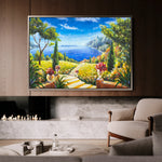 Landscape 130 Canvas Art 18" x 24" / 45 x 60 cm / Black
