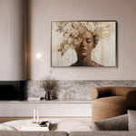 Portrait 130 Canvas Art 18" x 24" / 45 x 60 cm / Black