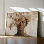 Portrait 130 Canvas Art 60 x 40 cm / Black