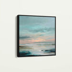 Abstract 1300 Canvas Art 60 x 60 cm / Black