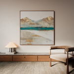 Abstract 1301 Canvas Art 60 x 60 cm / Black