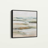 Abstract 1302 Canvas Art 16" x 16" / 40 x 40 cm / Black
